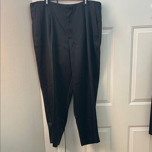 a new day Black shiny flowy high waisted Dress Pant